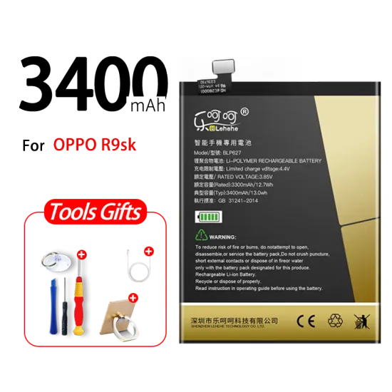 LEHEHE BLP627 Battery for OPPO R9sk - 3400mAh High Capacity Replacement with Tools & Gifts