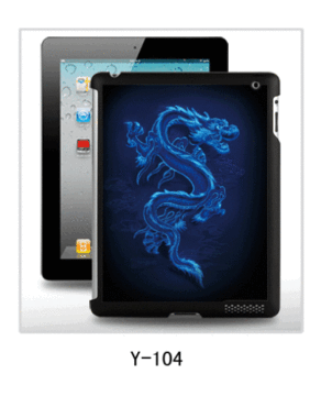 Dragon Picture 3d Ipad 2/3/4 Case,pc Case Rubber Coated,multiple Colors Available 