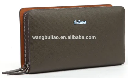 Genuine leather men's wallet cellphone wallet