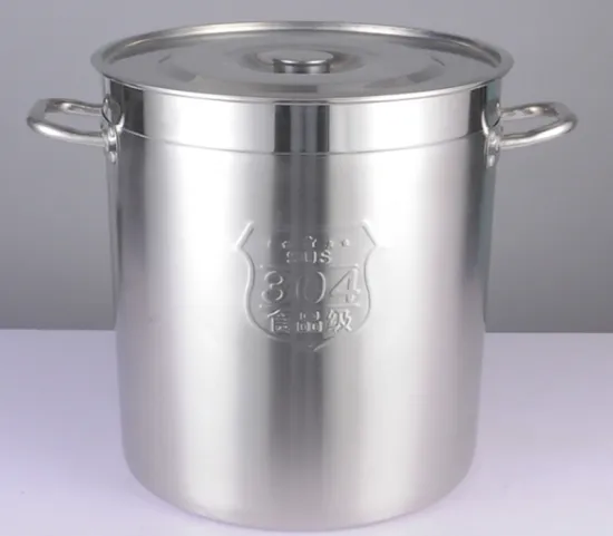 Round Ear Quality Stainless Steel Soup Bucket