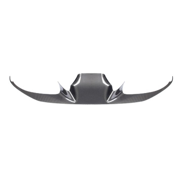 PT Style Dry Carbon Fiber Front Bumper Lip for Ferrari F8 2019-2021