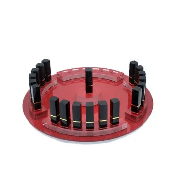 White Acrylic Brush Display Stand