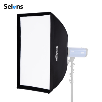 Selens 30x140cm Quick-Folding Strip Softbox with Bowens Mount Diffuser for Studio Speedlight Lighting