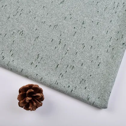 Polyester and Rayon Hacci Rib Fabric for Pajamas