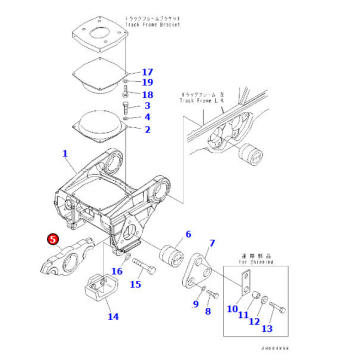 D375A-5/6 BOGIE 195-30-66520