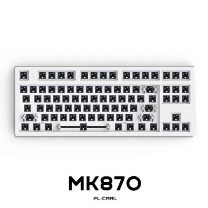 Wholesale DIY PCB 87-Key RGB Switch LED Hot Swapping Mechanical Keyboard Kit - FL Esports MK870