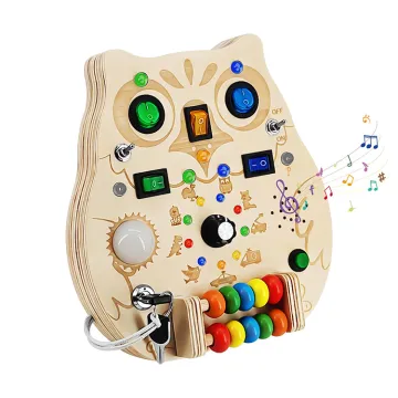 Montessori-Inspired DIY Wooden Busy Board: A Fun and Educational Toy for Boys and Girls
