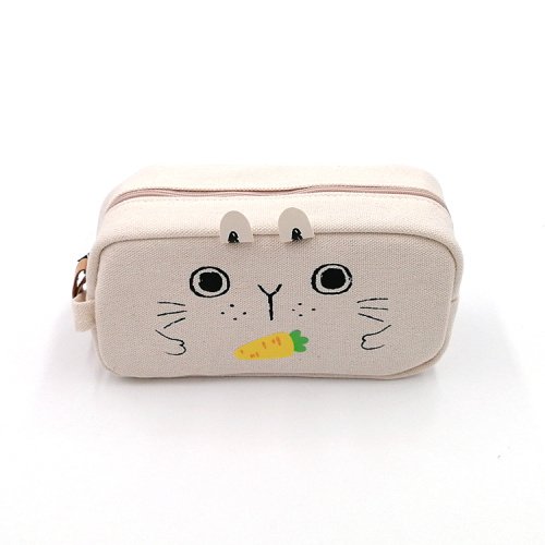 Insulin Pen Cool Bag Cute rabbit make up canvas pencil bag Supplier