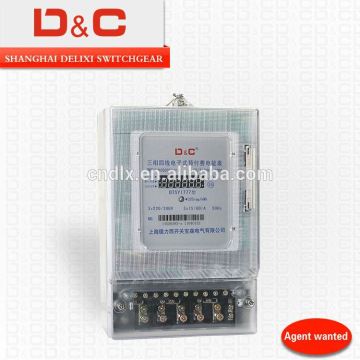 [D&C]shanghai delixi DTSY1777 din-rail active energy meter