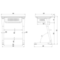 HM-5751 Aluminum alloy school classroom table