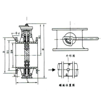 Электрическая прямая панельная пыль -газовая бабочка клапан