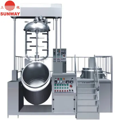Homogenization vacuum mixer emulsifying machine making liquid soap