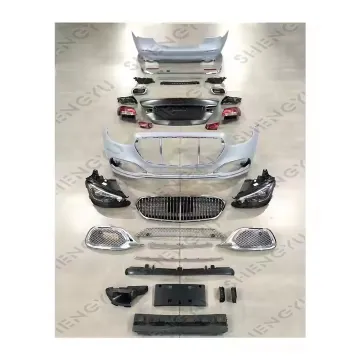 Upgrading Benz W213 (2018-2020) to Maybach Style Bumpers, Grille, Trunk, Lamps, and Exhaust Pipes