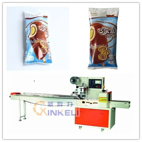 Popsicle flow automatic packaging machine