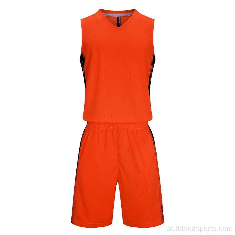 Uniforme de basquete esportivo conjunto de basquete em equipe