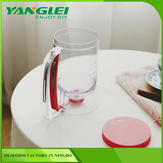 Baking Dough Dispenser Cupcake Funnel Batter Cream Separator Measuring Cup New