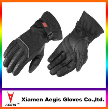 Wholesale Black Leather Thicken Waterproof Safety Mechanical Work Gloves