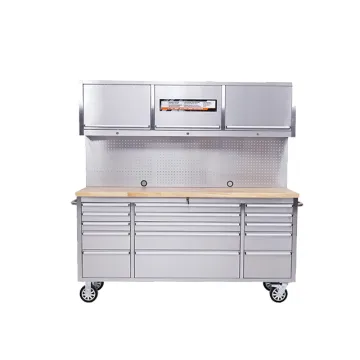 Hot sales 72 Inch Stainless Steel Top Rated Garage Tool Cabinet/Tool Chest With Home