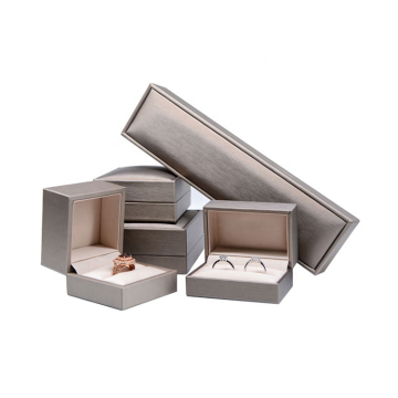 Boîte à bijoux de luxe à la main personnalisée - emballage cadeau en cuir PU pour bracelets, anneaux et boucles d'oreilles