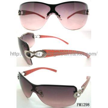 2013 hög kvalitet mode metall solglasögon