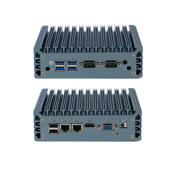Mini Industrial PC mit J6412 Prozessor: 8 GB RAM, 128 GB/256 GB Speicher, unterstützt 4K 60 Hz Dual HD-MI &amp; LAN, ideal für Industrieanwendungen