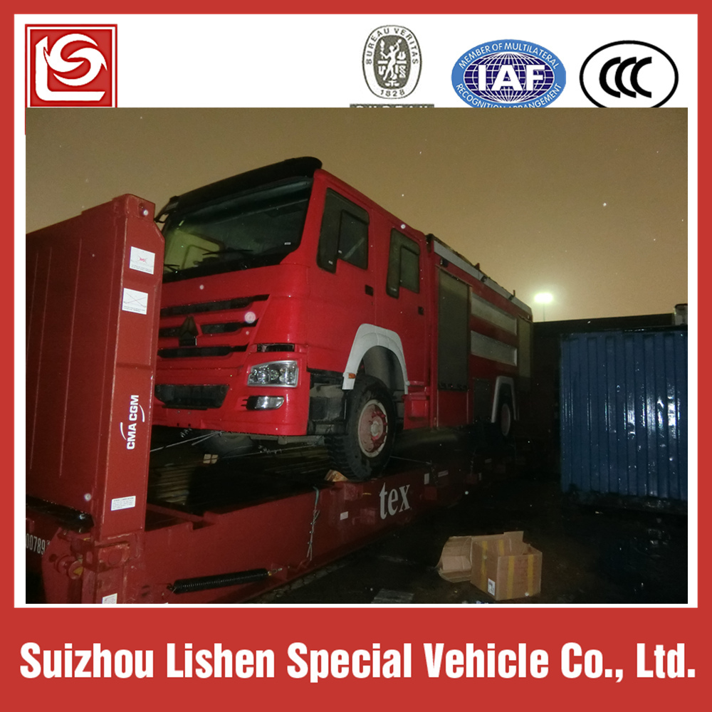 sell 6x4 howo fire fighting truck 15ton