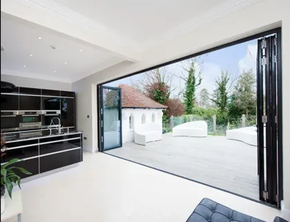 aluminum alloy material 68 Broken bridge folding door