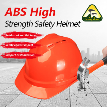 Capacete de segurança respirável em material ABS laranja 08V