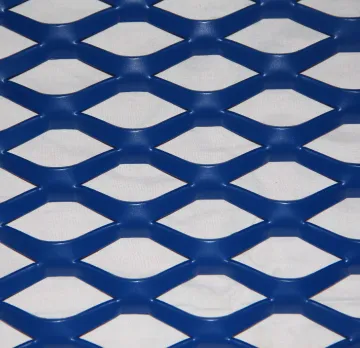 Architectural Decorated Aluminium PVC PVDF Expanded Metal Mesh
