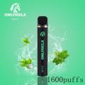 Vaporizador desechable al por mayor cigarrillo electrónico 4.5ml 1600puff