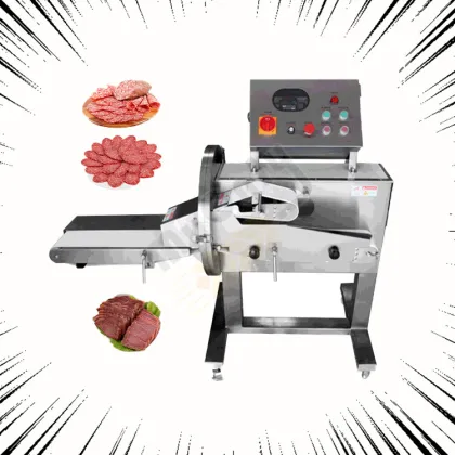 Commercial Meat Slicer Machine for Bacon, Biltong, and Pig Ears
