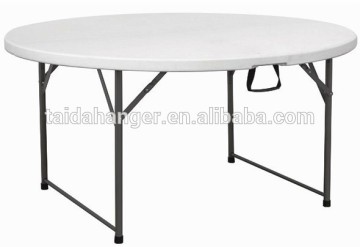 6ft round table ,plastic folding table for for banquet/picnic/camping/dining/garden