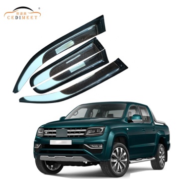 إكسسوارات السيارات درع الأحوال الجوية Sun Visor Acrylic Weather Shield Auto Window Window Revor Use for Amarok 2010-2021