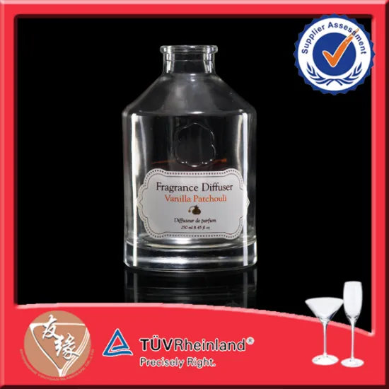 Hot Sale Round Empty Essential Oil 250ml Diffuser Glass Bottle