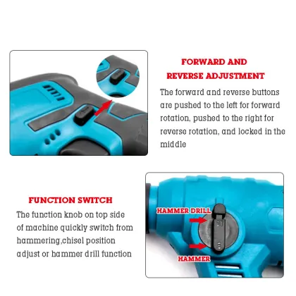 rechargeable lithium battery power drill