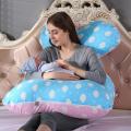 Sleeping Support Pillow For Pregnant Women Body 100% Cotton Printed U Shape Maternity Pillows Pregnancy Side Body Pillow