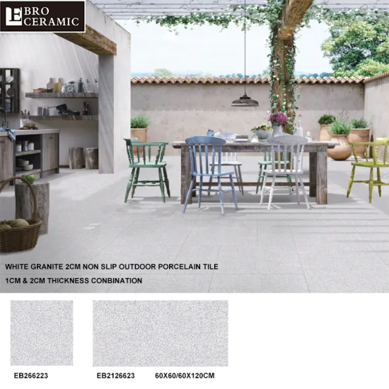 Cement Grey 60x60cm 20mm Thick Outdoor Porcelain Tiles - China Manufactured
