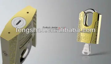 2 keys shackle padlock 60mm padlock