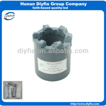 hq PDC cutter diamond core drill bit for sale