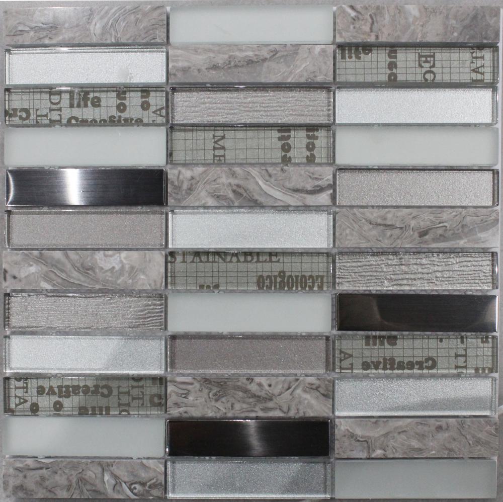 Gray USA Styler Crystal Glass Mosaic