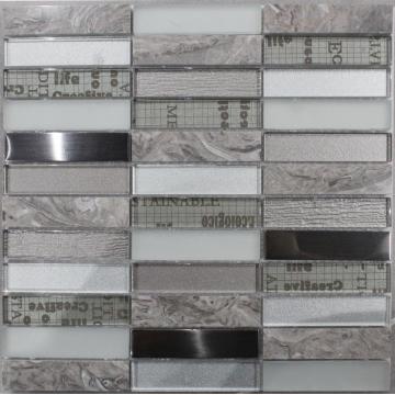 Gray New USA Style Glass Mosaic