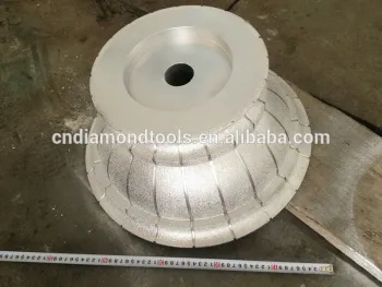Special type Vacuum brazed diamond radius wheel for marble