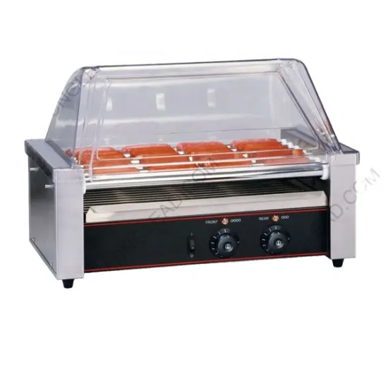 CE & RoHS Approved Electric/Gas Rolling Hot Dog Grill for Fast Food Machines
