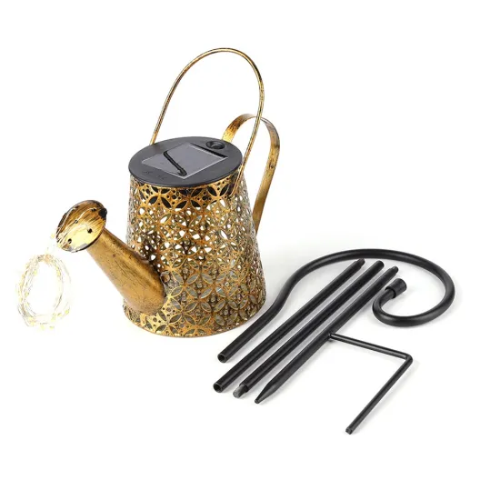 Innovative Solar Garden Light: Star Style Shower Watering Can Lamp for Outdoor Decoration