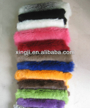 Top quality any dyed color rabbit fur real dyed rabbit skin