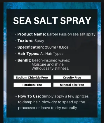 Dreadlocks Unisex Lover Naturally Sea Salt Spray