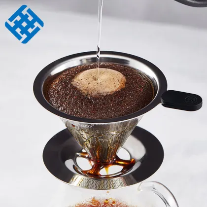 Factory Low Price Supply Unique Cone Stainless Steel Coffee Filter / Clever Dripper / Drip Coffee Maker