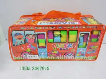 Bus Series Plastic Building Blocks Toy