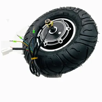 36V 350W Hub Motor for Electric Scooters, Skateboards, and Other Vehicles - Includes 10-inch Wheel and 13x5.00-6 Wheel