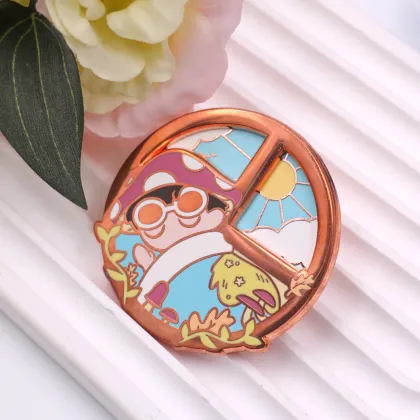 Custom Rotate Science Enamel Pins
